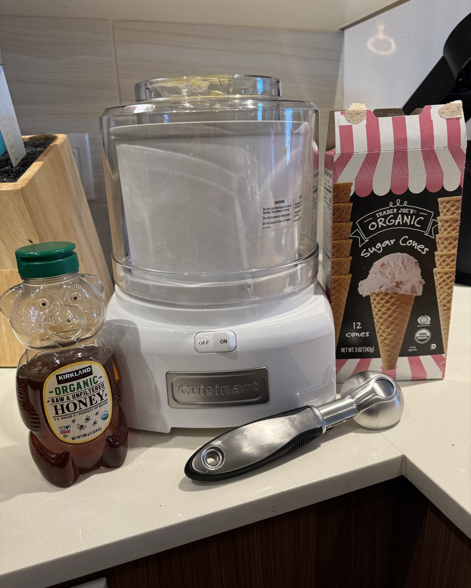 Making ice cream from scratch! 
Using my Cuisineart ice cream maker and fav Oxo scoop :) 
The cones are from TJoes but I found similar on Amazon :) 

#LTKAmazon #kitchen #ltkcooking #kitchenfinds #icecream 

#LTKxWalmart #LTKSeasonal #LTKFamily