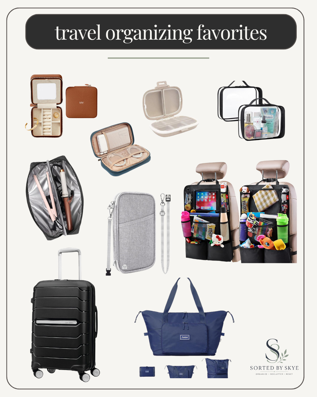 Traveling this summer? Make sure you're covered with all the essentials to keep your travels stress free and organized. 

 #LTKmomlife #LTKHome #LTKTravel