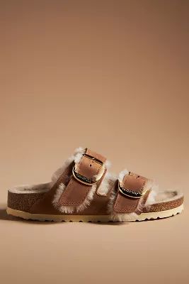 Birkenstock Arizona Big Buckle Shearling Sandals | Anthropologie (US)