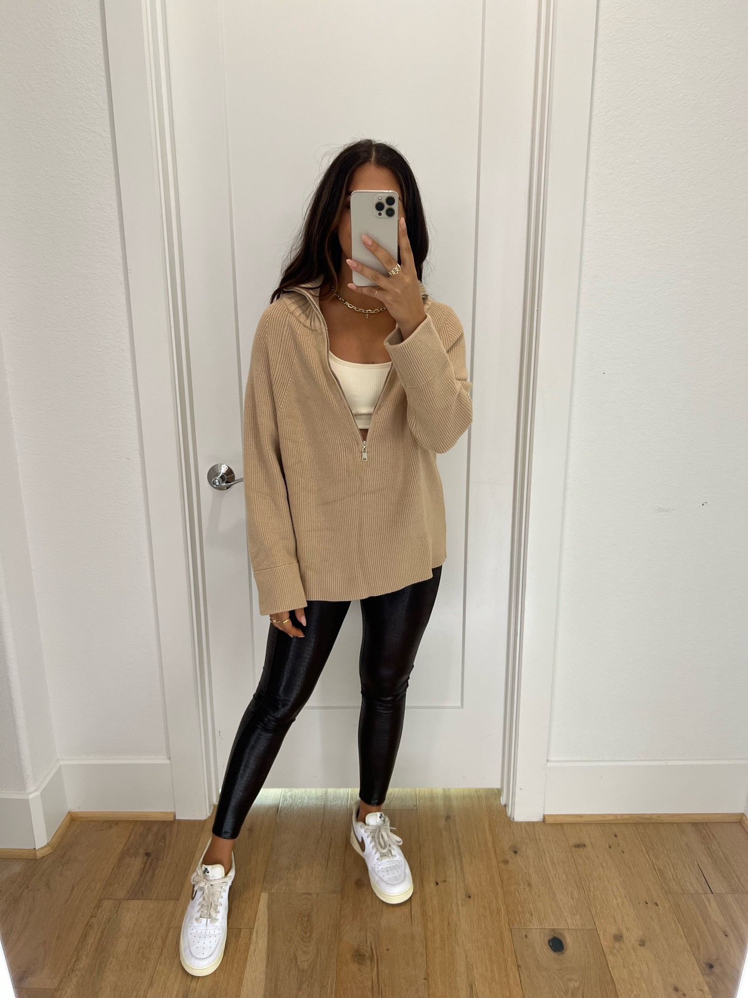 A go to outfit I wore so much last year when the weather was cooler! This sweater is from Amazon and super high quality 

Wearing Medium here
Spanx medium petite 

#LTKstyletip #LTKSeasonal