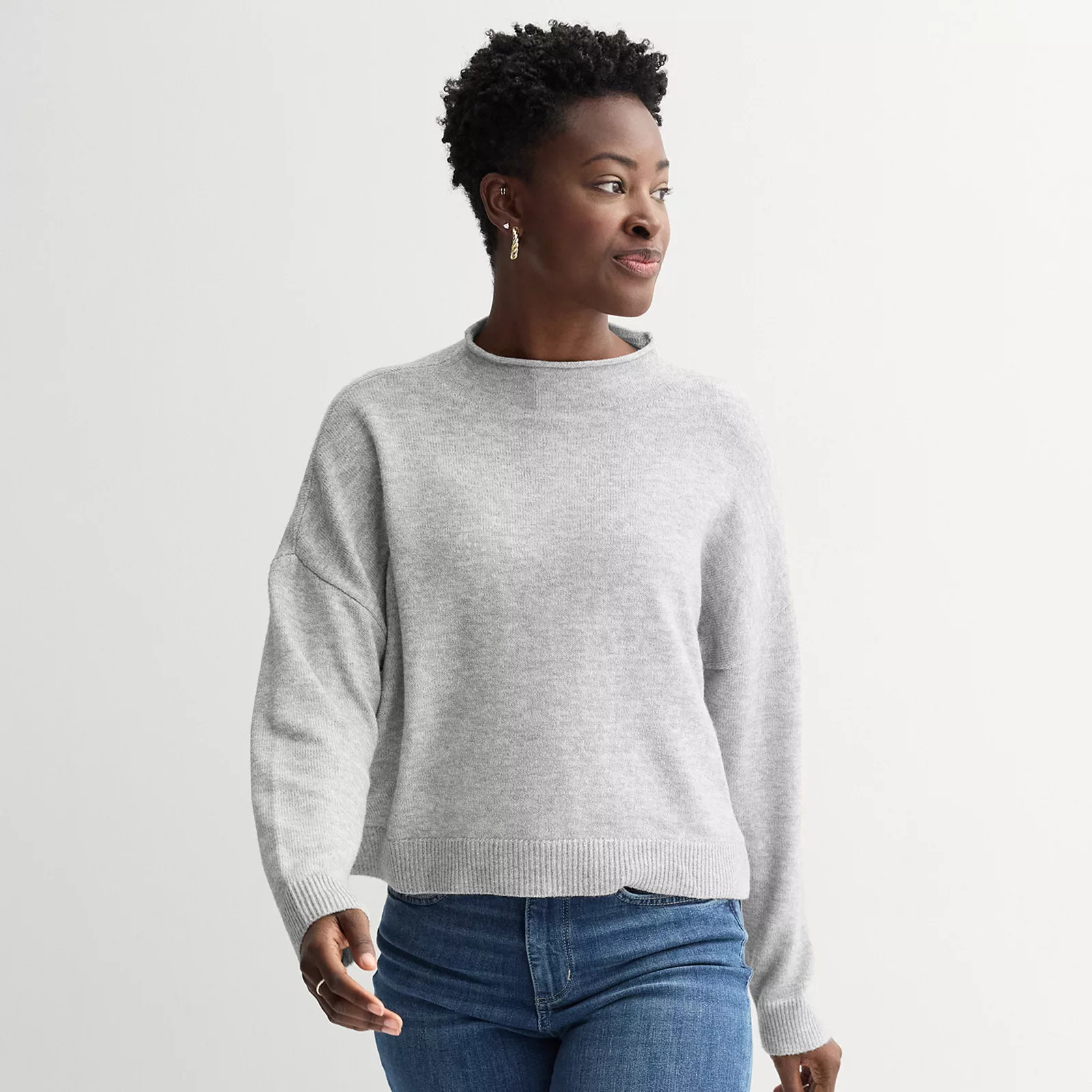 Women's Sonoma Goods For Life® Funnel Neck Sweater | Kohl's