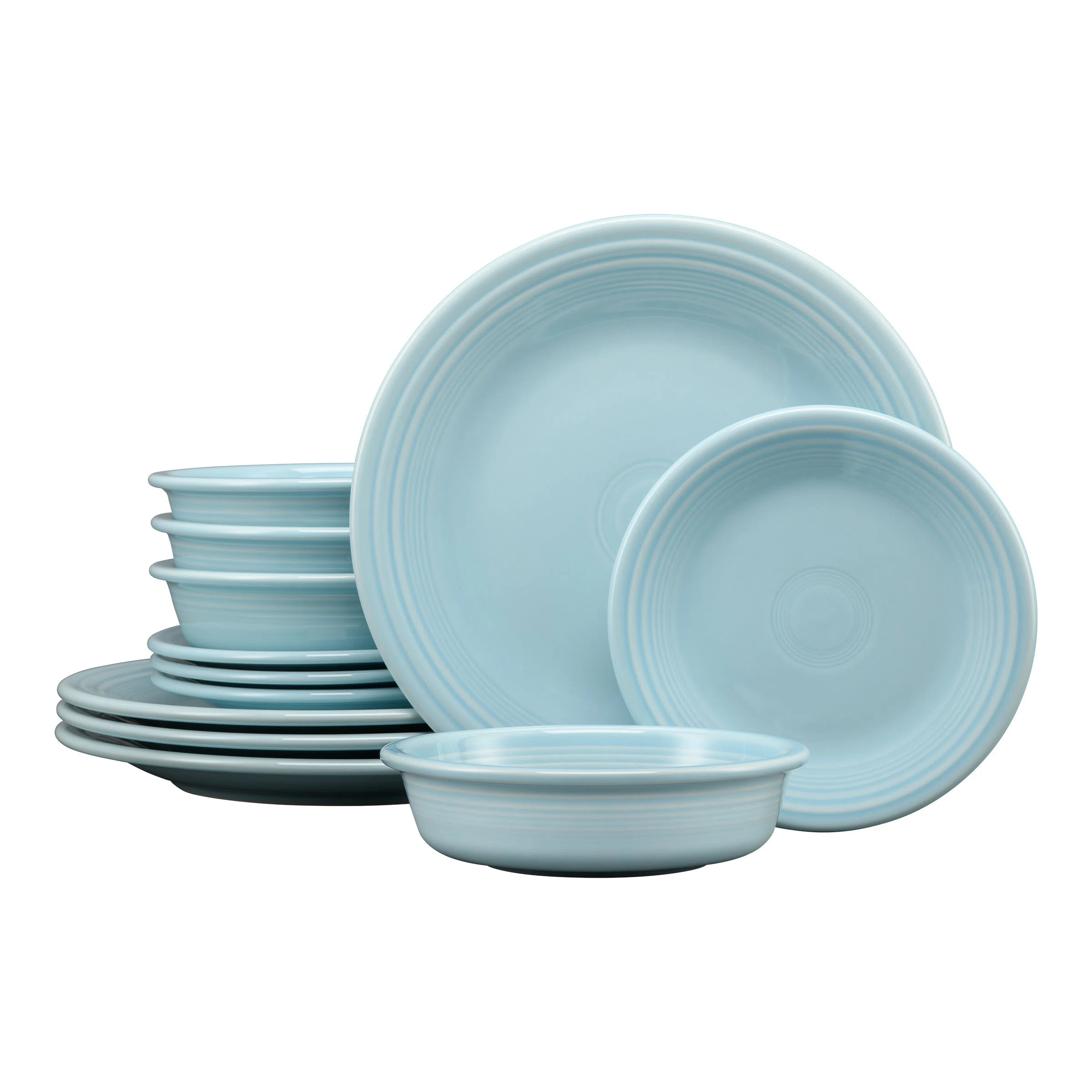Fiesta Classic Rim 12-Piece Dinnerware Set, Service for 4 (Set of 4) | Wayfair North America