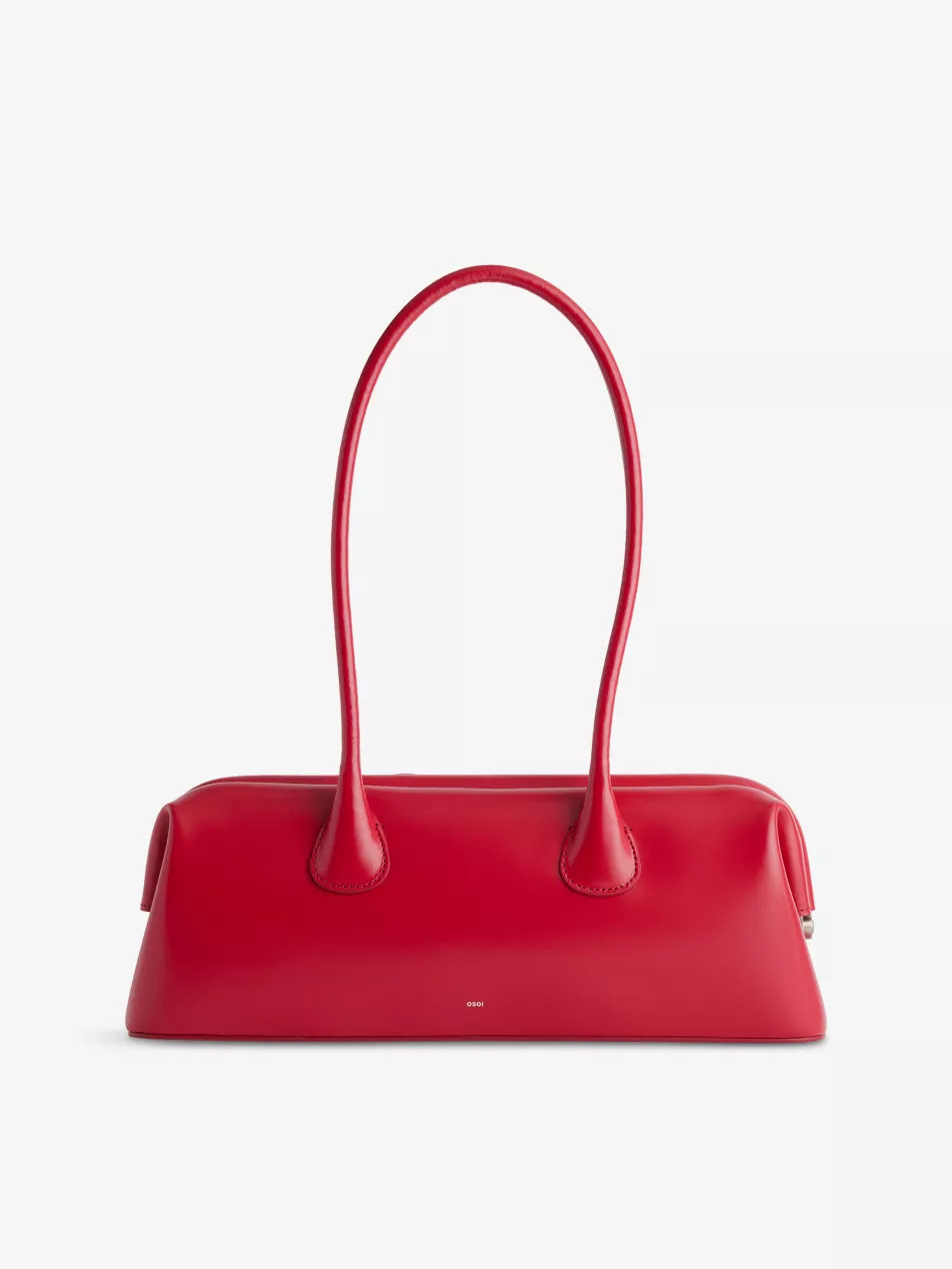 Boat Wide Leather Shoulder Bag | Selfridges