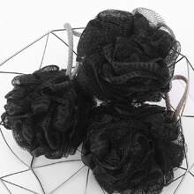 pcsset PE Foaming Bath Ball Daily Black Shower Loofah For Bathroom | SHEIN