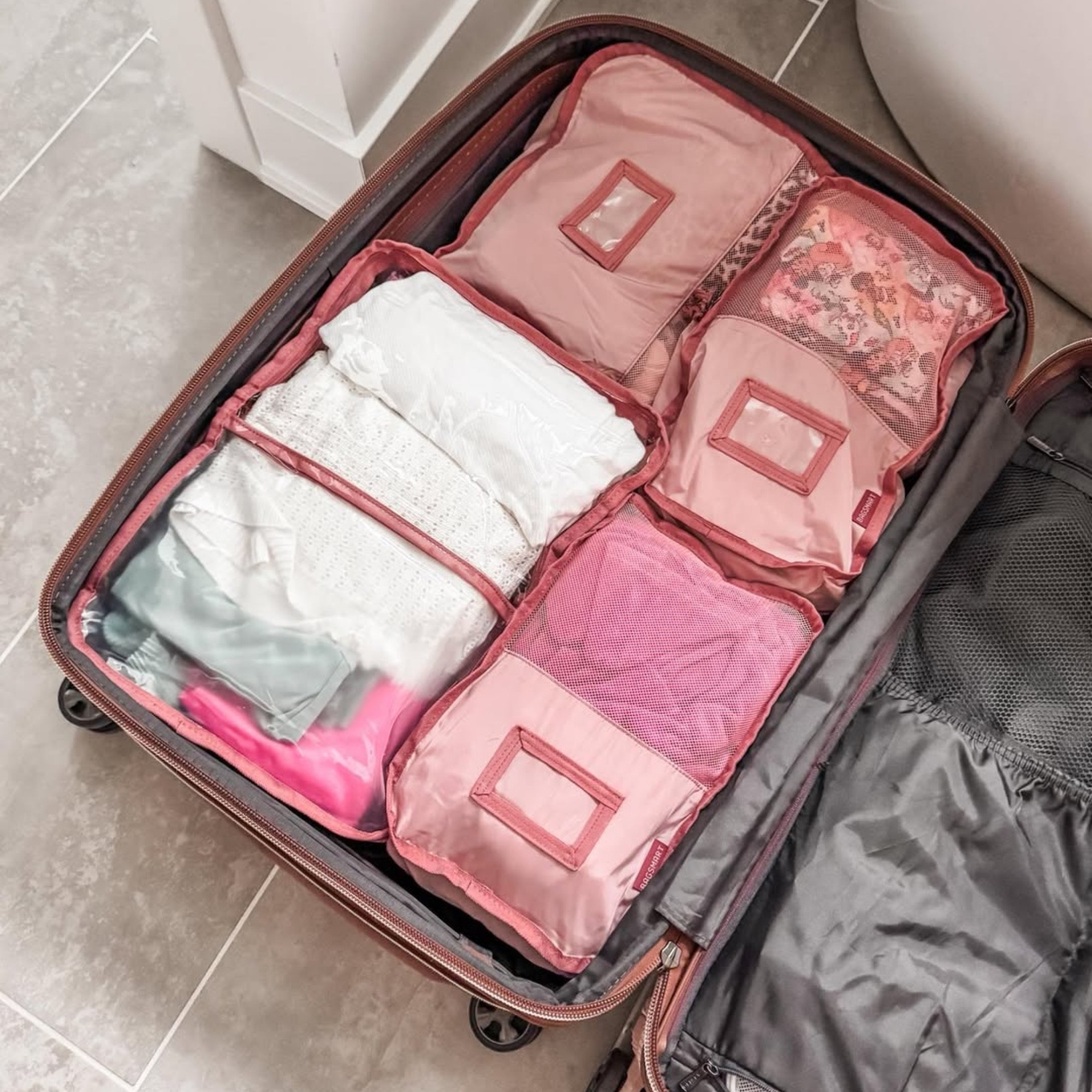 Packing cubes, travel, travel suitcase, carry on, vacation tips, beauty bags, cosmetic bags, saving space, Amazon, new deal alert, 6pack, on sale. 

#LTKTravel #LTKSaleAlert #LTKItBag