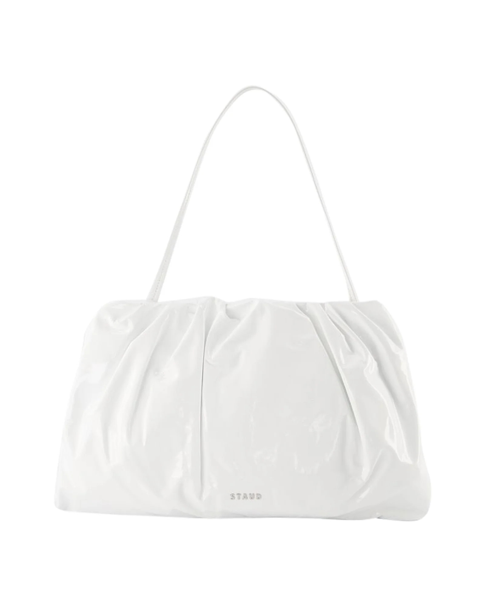 Phoebe Bag - Staud - Leather - White | Shop Simon