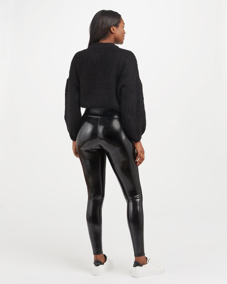 Faux Patent Leather Leggings | Spanx