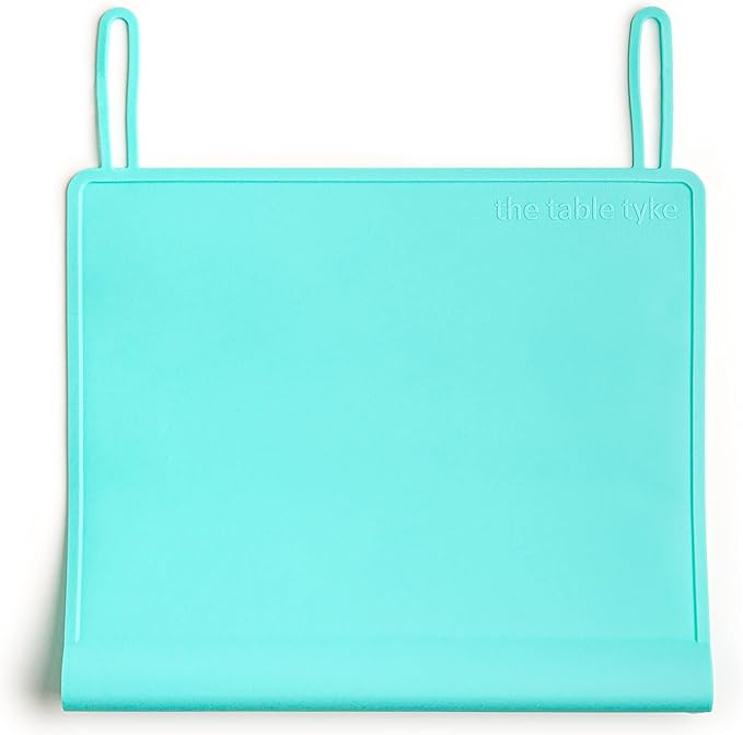 The Table Tyke 100% Silicone Placemat with Teething Edge Bumper/Spill Stopper | Dishwasher Safe, ... | Amazon (US)