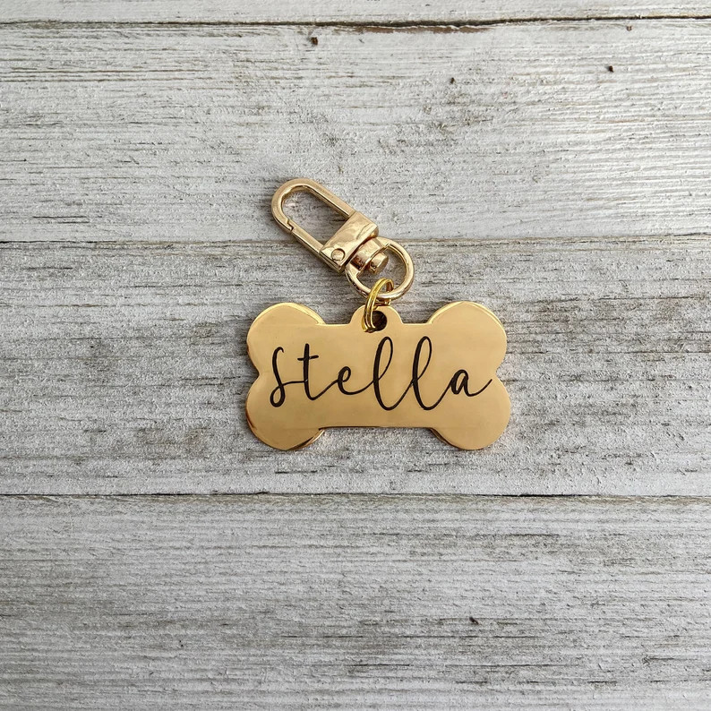 Custom Dog Tag in Gold Silver Rose Gold or Black Engraved | Etsy | Etsy (US)