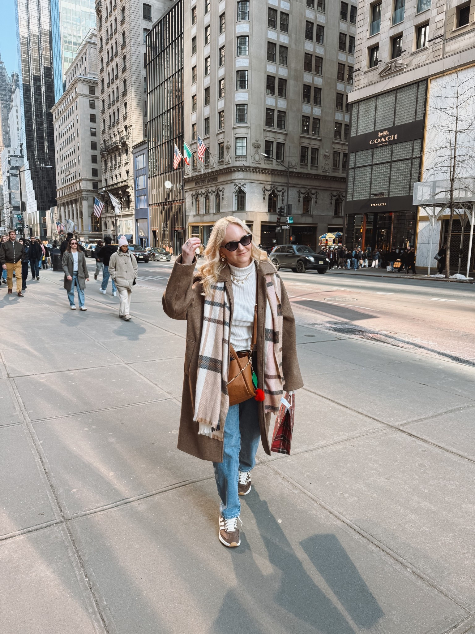 Cold weather NYC OOTD! My shoes were soooo comfy, never complained my feet hurt! 

#LTKgrwm #LTKmomlife #LTKootd