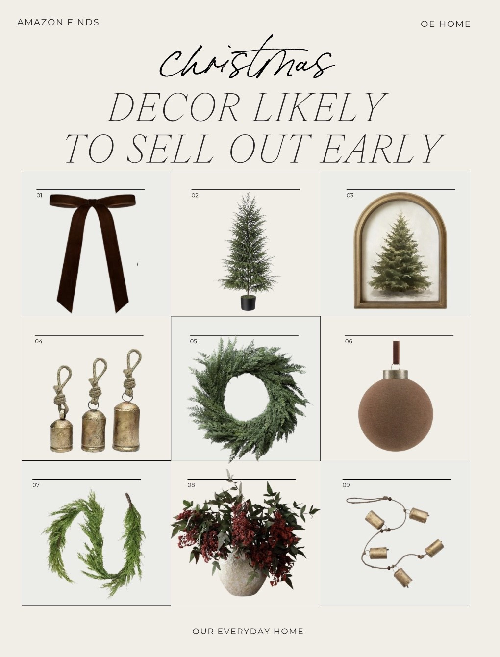 These Christmas decor finds are highly likely to sell out before the season even starts! 

#LTKSeasonal #LTKHome #LTKFindsUnder50
