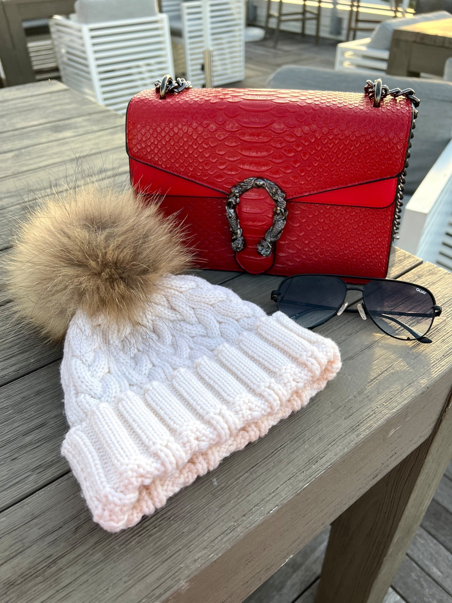 Winter essentials 


Cable knit hat, crossbody bag, quay sunglasses

#LTKSeasonal #LTKFindsUnder100 #LTKOver40 #LTKfitnessgoals #LTKActive #LTKSaleAlert #LTKFindsUnder50 #LTKGiftGuide #LTKHoliday #LTKWorkwear #LTKTravel #LTKgrwm #LTKootd 
