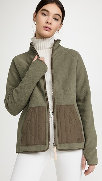 MWL Betterfleece Zip Quilted Pocket Jacket | Shopbop