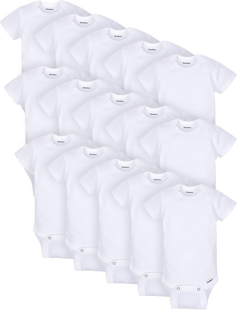 Gerber Unisex Baby 15 Piece Onesies Bodysuit Multi Size Pack | Amazon (US)