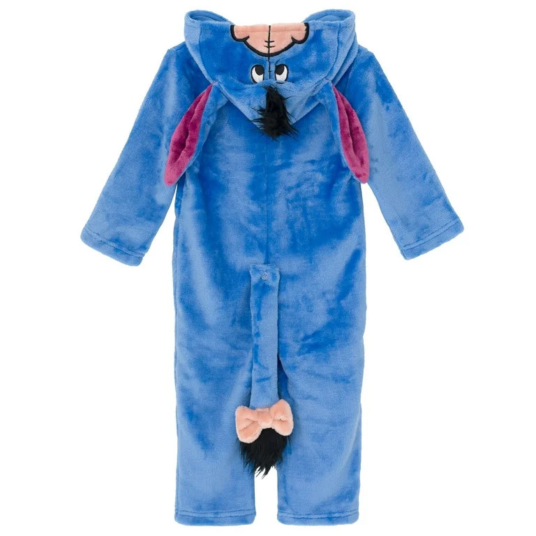 Disney Winnie the Pooh Eeyore Infant Baby Boys Zip Up Cosplay Coverall Tail Newborn to Big Kid | Walmart (US)