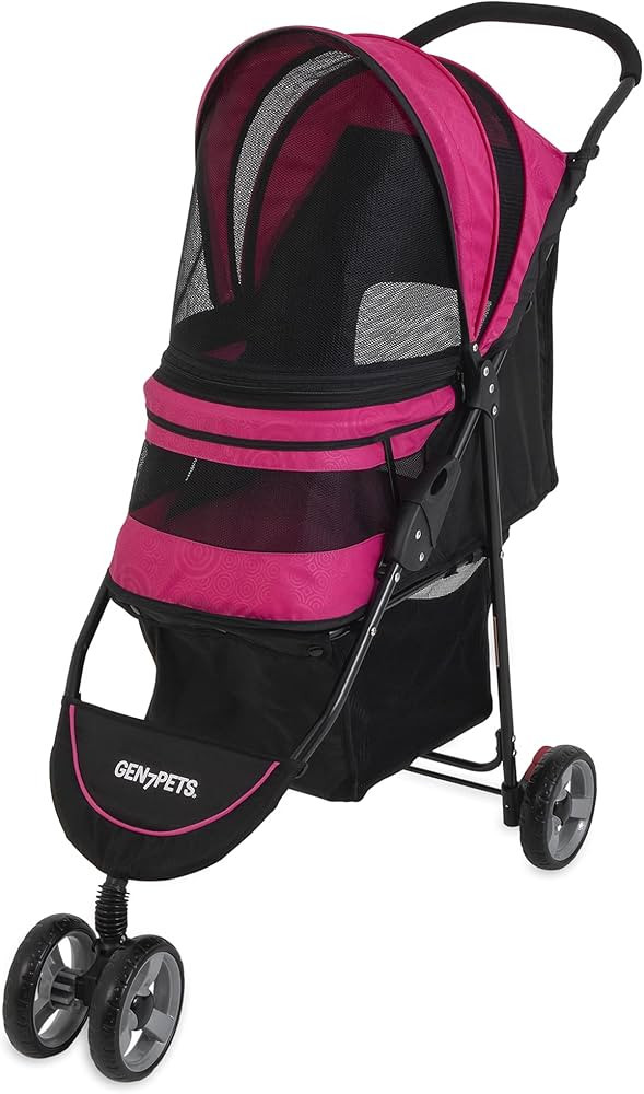 Gen7Pets Regal Plus Dog Stroller - Raspberry Sorbet Pet Stroller, Pink, 1 Count | Amazon (US)