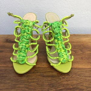 ROBERTO CAVALLI SANDALS | High heels satin Green Sandals |Vintage 38 Sandals | Fashion Vintage gr... | Etsy (Global)