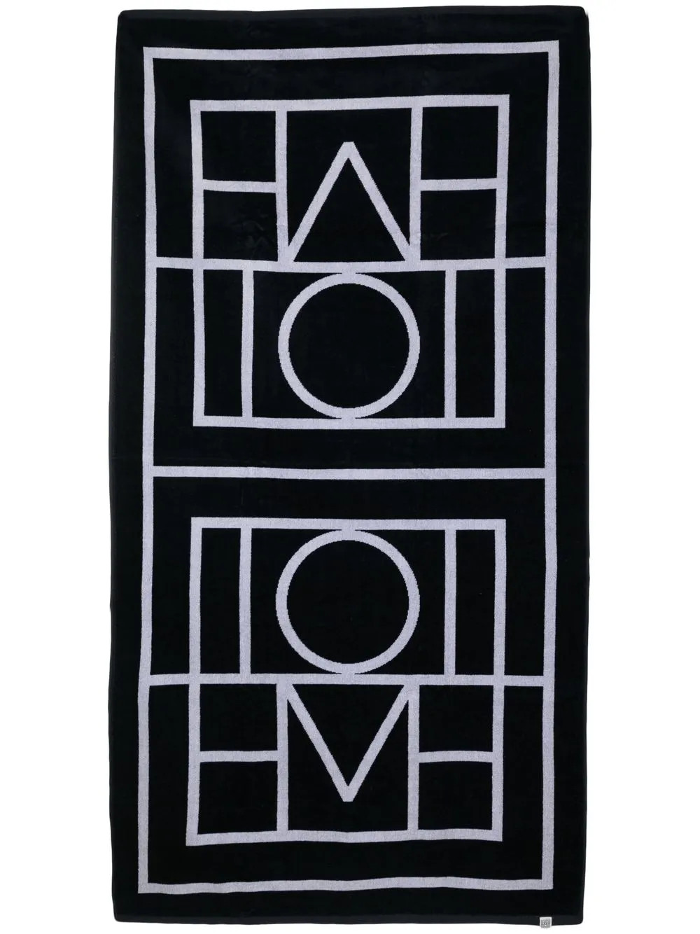 TOTEME Monogram Jacquard Towel - Farfetch | Farfetch Global