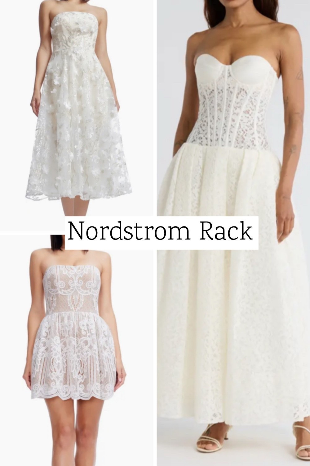 White dresses at Nordstrom Rack for the bride to be.

Up to 64% off.

Spring dresses, engagement photo shoot dresses, engagement party dresses, bachelorette party dresses, bridal shower dresses.

Reception dress, courthouse elopement dress, long white dress, minimalist wedding dress, microwedding dress. rehearsal dinner dresses, after party dresses, reception dresses. 

#LTKWedding #LTKSeasonal #LTKSaleAlert