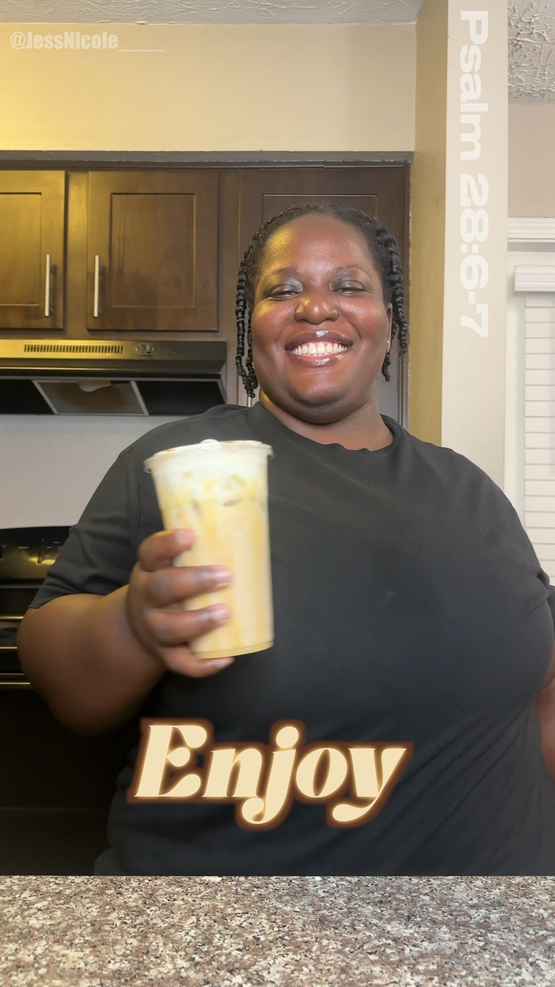 Honey Bun Iced Latte 🧸🍯🤎✨

Honey Bun lovers… this one’s for YOU! 🍯🧸✨
This Honey Bun Iced Latte tastes like a cozy cinnamon roll in a cup — sweet, creamy, and layered with that perfect brown sugar + white chocolate combo.

✨ Recipe:
	•	Honey 🍯 – ½ tbsp
	•	Torani Brown Sugar Cinnamon – 1 tbsp
	•	Torani White Chocolate Sauce – 2 pumps (2 tbsp)
	•	Café Bustelo Instant Espresso – 1 tbsp
	•	Half & Half + Ice 🧊
	•	Torani White Chocolate Sauce – line the cup 🤍
	•	Cinnamon Sugar Sprinkles ✨

Foam topper:
	•	HWC – 3 tbsp
	•	2% Milk – 2 tbsp
	•	Torani Vanilla Bean Syrup – 2 pumps

Would you sip this latte with me? 👇

👉 Follow for more cozy drinks, foodie finds, and lifestyle vibes:
@JessNicole____

#LTKSeasonal #LTKU #LTKPlusSize