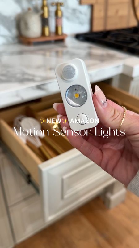 these motion sensor stick on lights are so small they can fit in drawers, under stairs, shelves or even closets☺️ 

#LTKHome