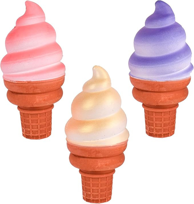 Sunny Days Entertainment, LLC. Ice Cream Chalk Set, 3 Piece Jumbo Sidewalk Chalk, Washable, Non-T... | Amazon (US)