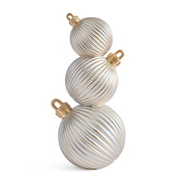 Ribbed Ornament Stack | Grandin Road
