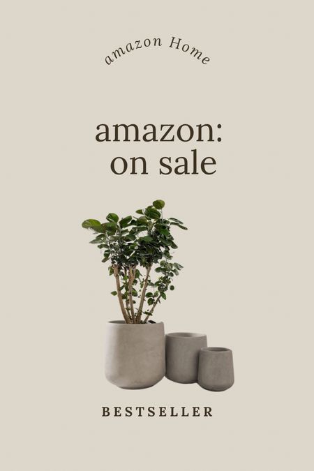 This set of pods has been super popular on Amazon, large, medium, and small outdoor pots, outdoor planters from Amazon Amazon, on sale right now limited time save 20% off, porch and patio from Amazon

#LTKHome #LTKSaleAlert #LTKStyleTip