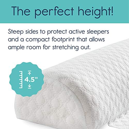 [2-Pack] hiccapop Foam Bed Bumpers for Toddlers, Toddler Bed Rails with Water-Resistant Cover for Ki | Amazon (US)