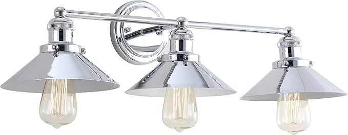 JONATHAN Y JYL7425A June 26.5" 3-light Metal Shade Farmhouse Sconce Contemporary Transitional 220... | Amazon (US)