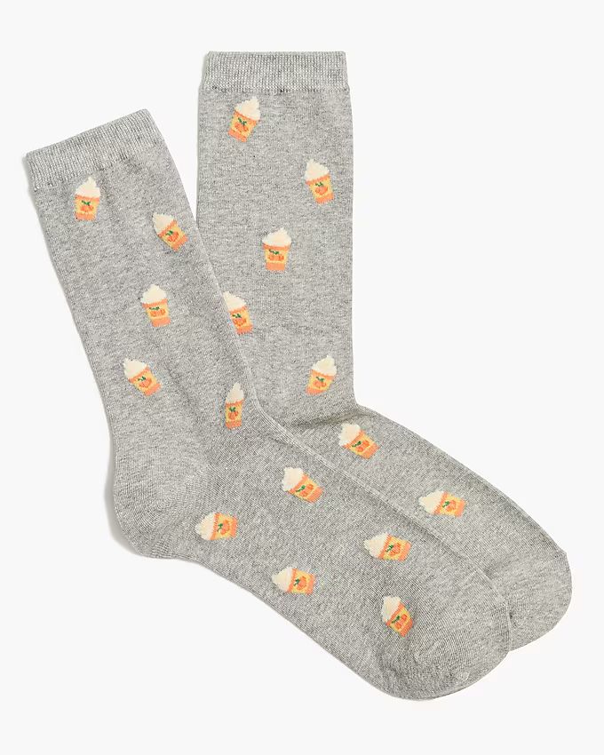 Pumpkin latte trouser socks | J.Crew Factory