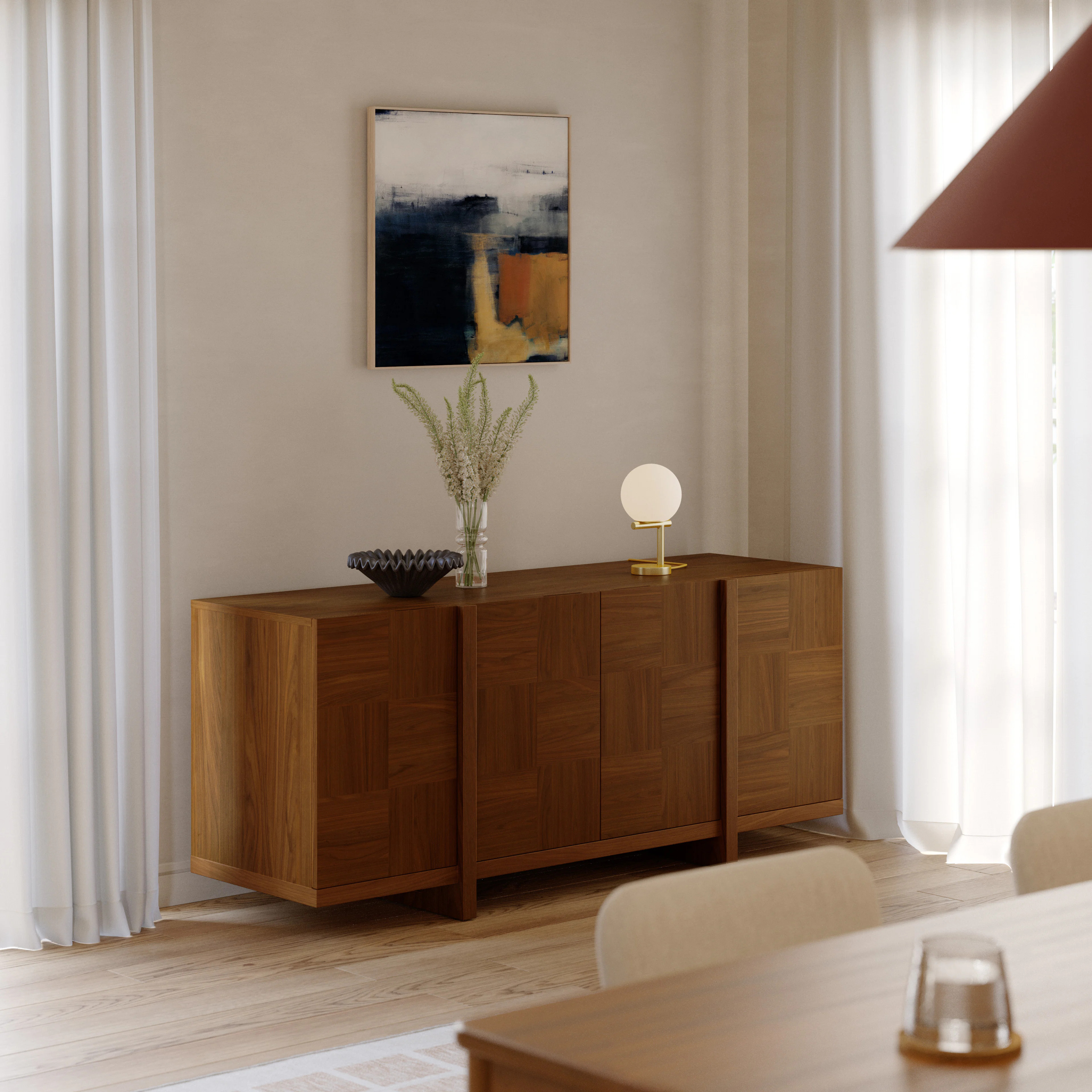 Ayra 66" Sideboard - Walnut | Article