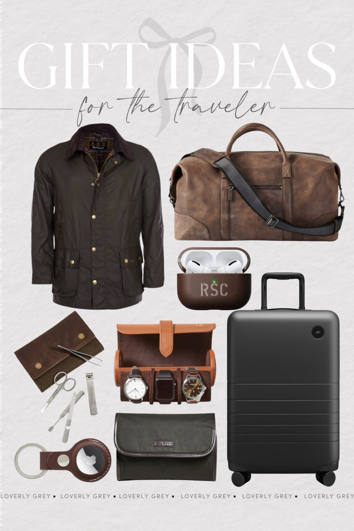 Gift ideas for him: the traveler! These are some great investment pieces for him if he travels a lot! 


Loverly Grey, Christmas, holiday, gift ideas for him, men’s Christmas gifts 

#LTKGiftGuide #LTKMens #LTKHoliday