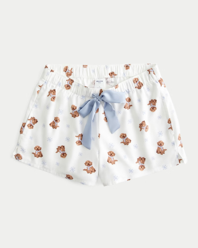 Women's Flannel Tie Shorts | Women's Bottoms | HollisterCo.com | Hollister (US)