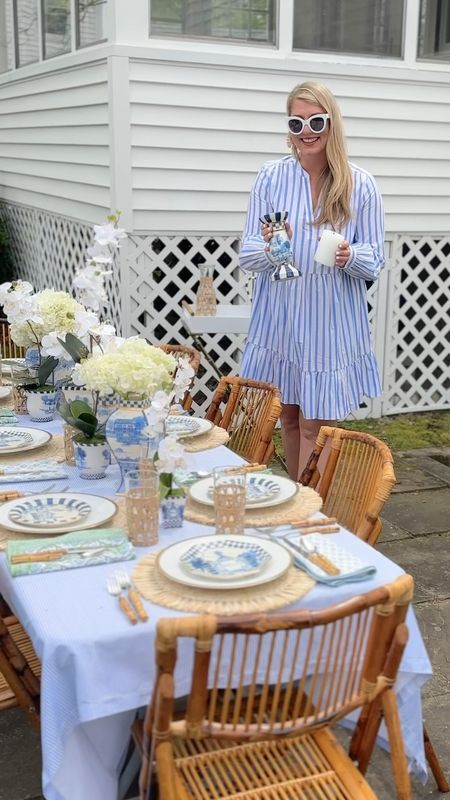 Getting the entertaining bug again and love these blue and white tabletop pieces. 💙🩵🤍

#LTKVideo #LTKhome #LTKSeasonal