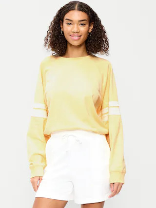 Oversized Raglan Sweatshirt | Old Navy (US)