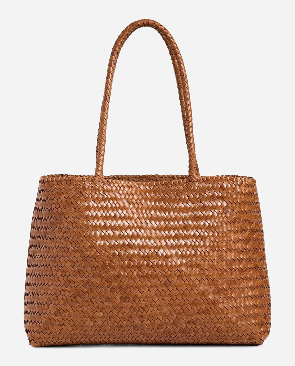 Madewell Women's The Handwoven Leather Tote | Amazon (US)