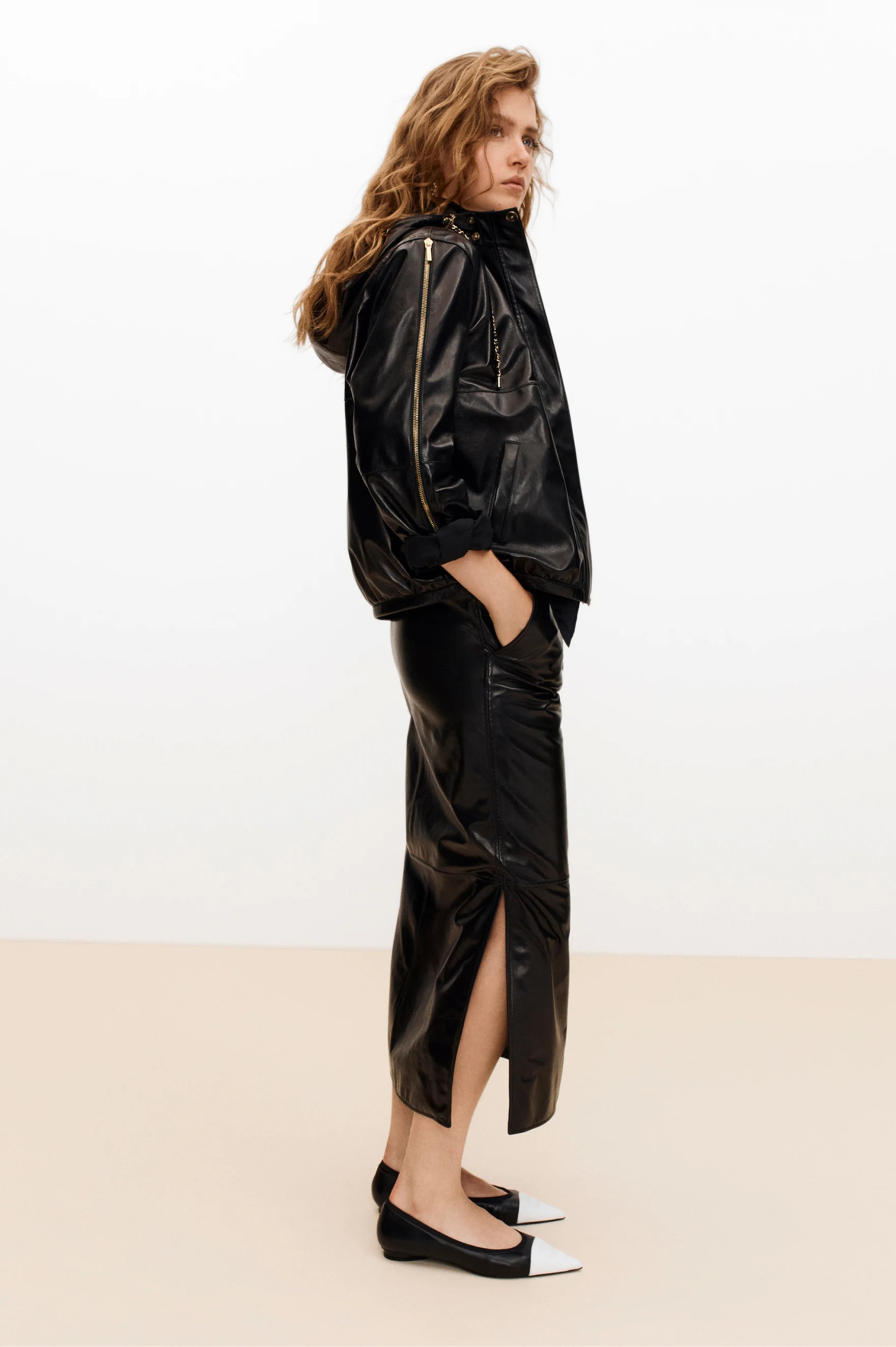 Midi skirt - Lambskin, black — Fashion | CHANEL | Chanel, Inc. (US)