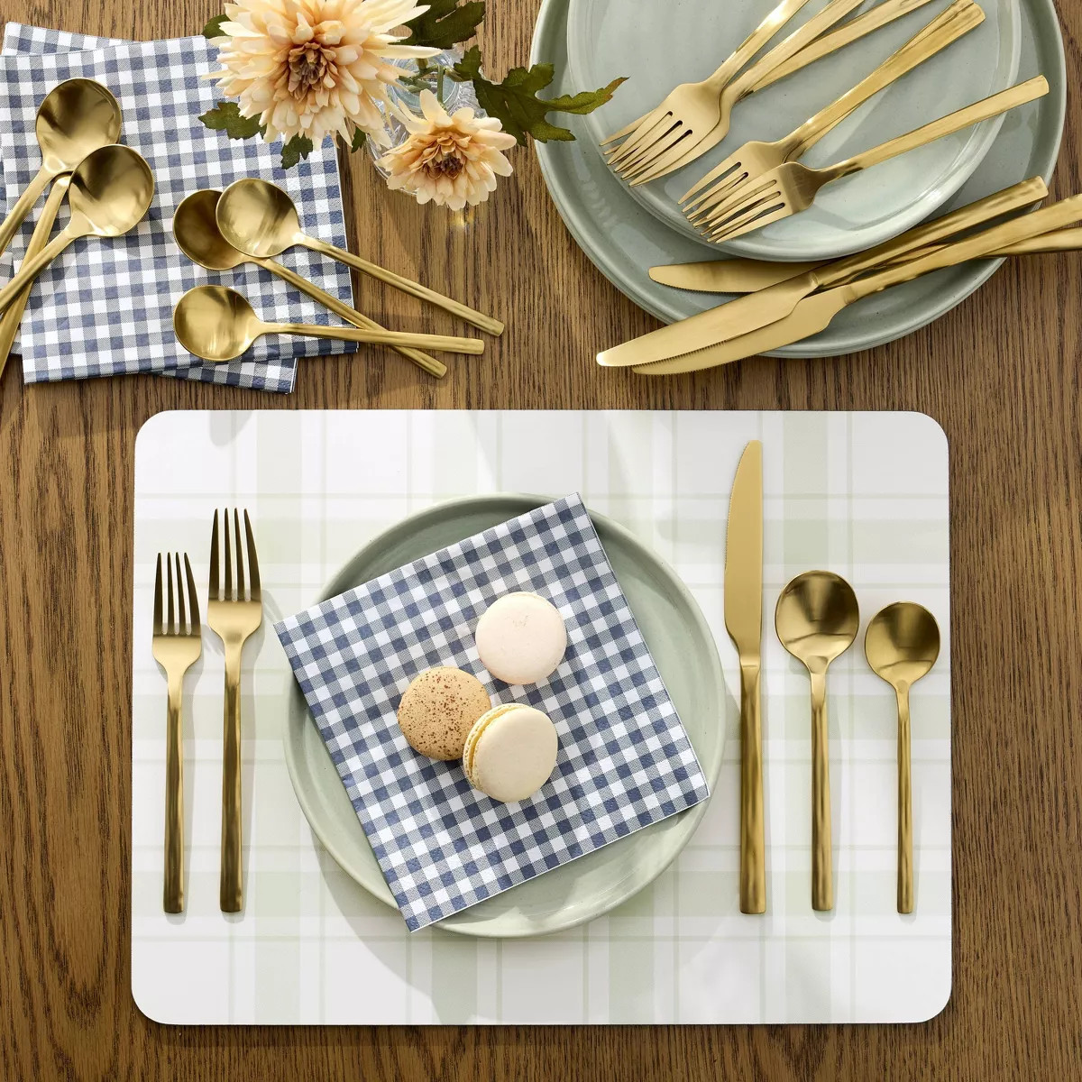 20pc Stainless Steel Flatware Set Gold - Hearth & Hand™ with Magnolia | Target