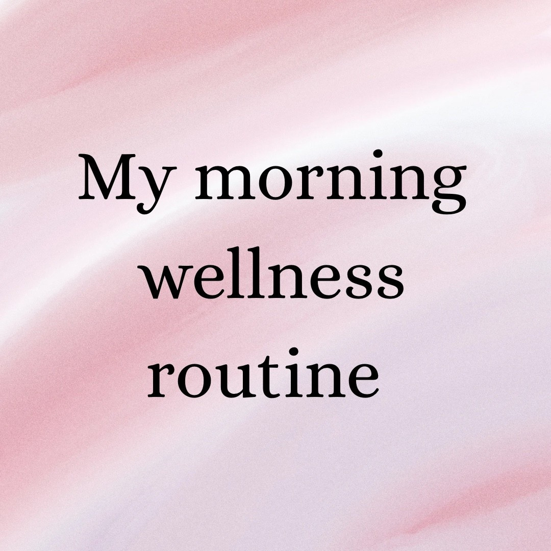 My morning wellness routine! 

#LTKfitnessgoals #LTKdayinmylife #LTKmorningroutine
