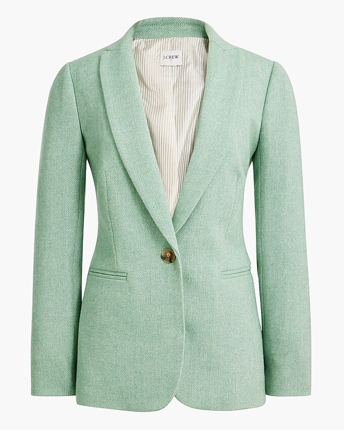 Herringbone wool-blend Holland blazer | J.Crew Factory