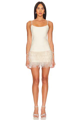 Lovers and Friends Anika Mini Dress in Beige Neutral from Revolve.com | Revolve Clothing (Global)