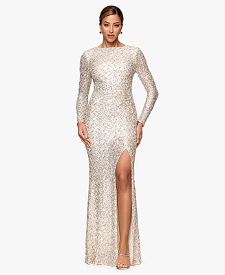 Women's Sequin Detail Gown | Macy's