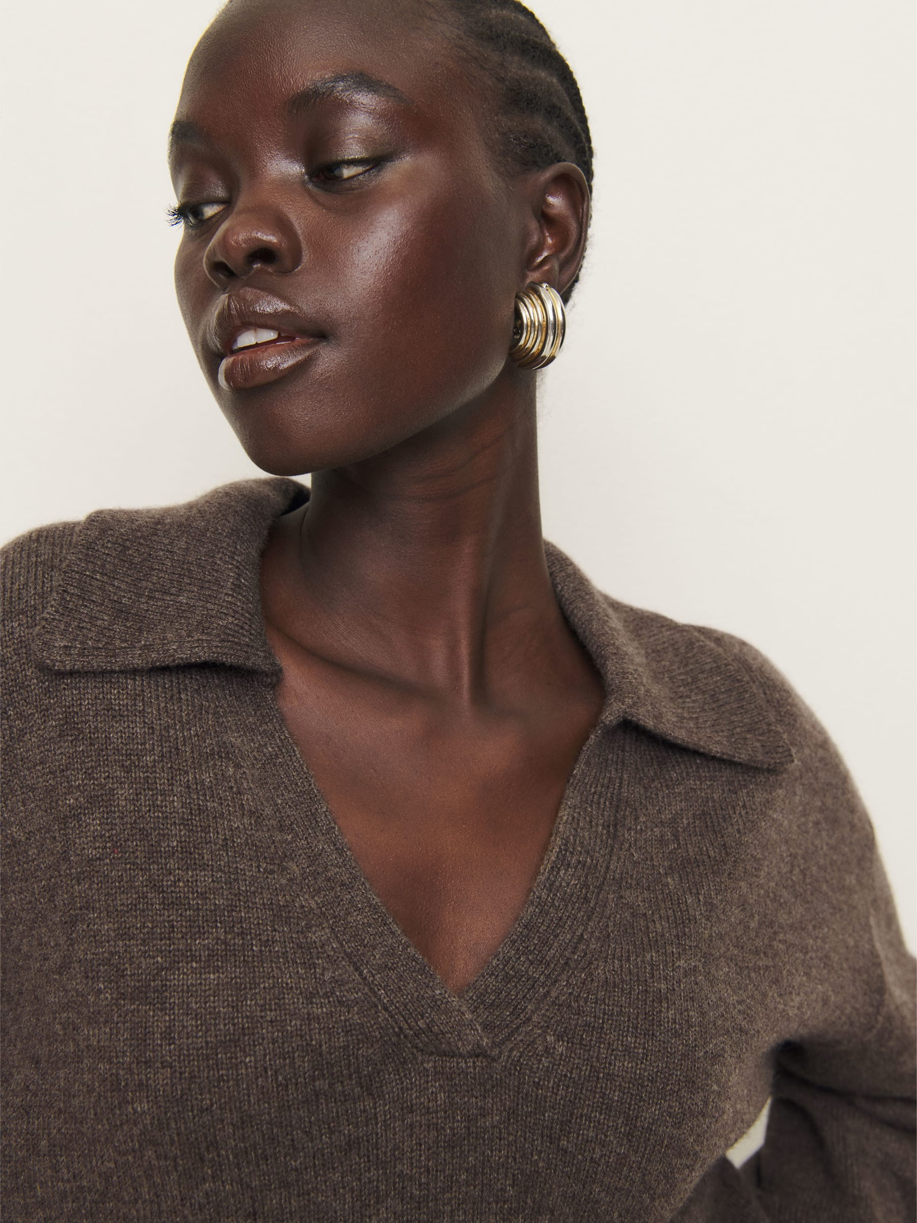 Sawyer Oversized Cashmere Polo | Reformation (Global)