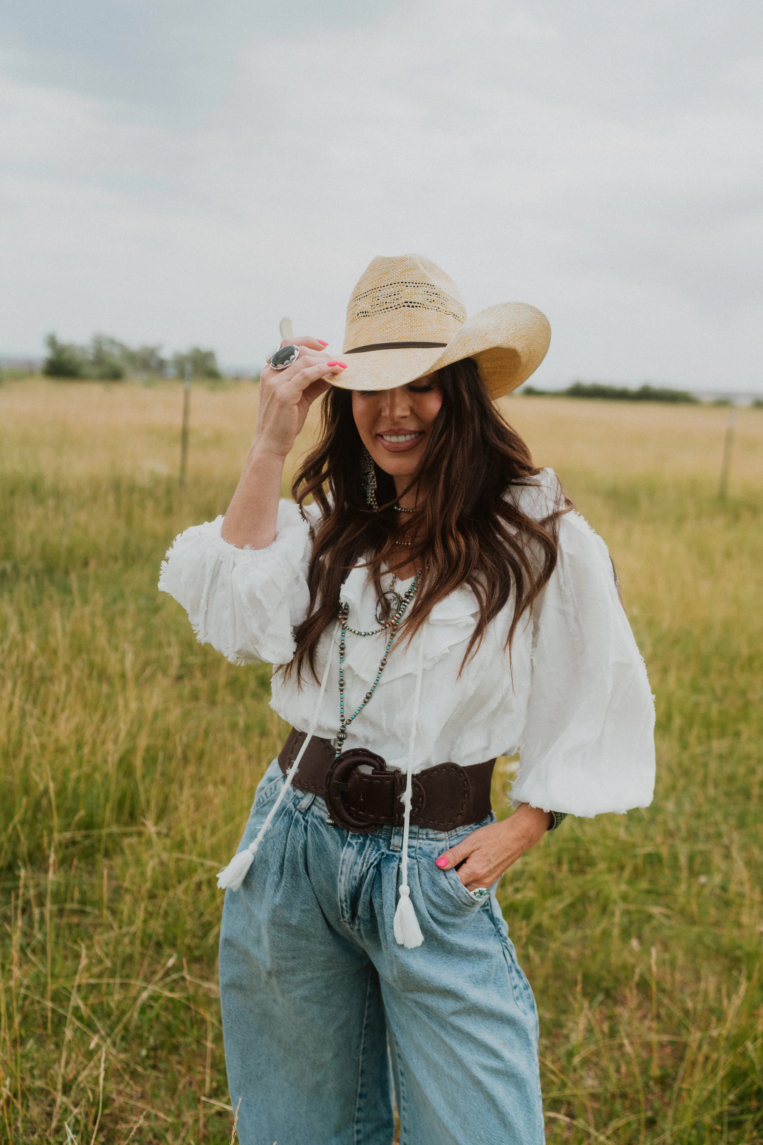 Dallas Straw Hat | Goldie Lew Jewelry, LLC