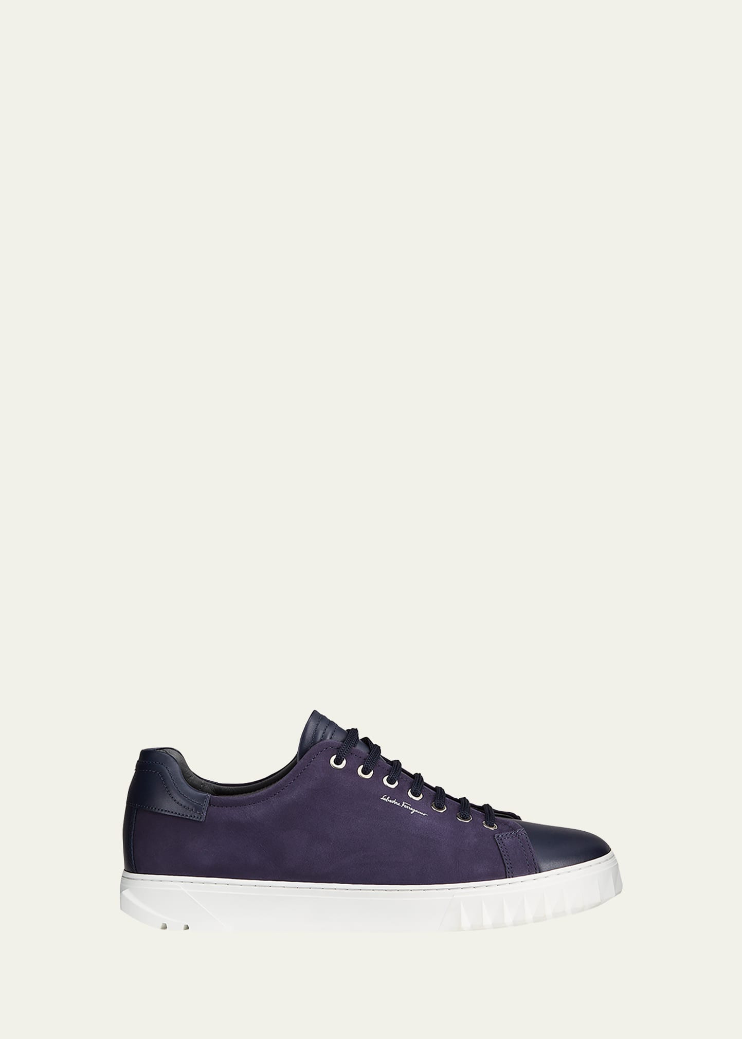 Ferragamo Men's Leather Low-Top Sneakers | Bergdorf Goodman