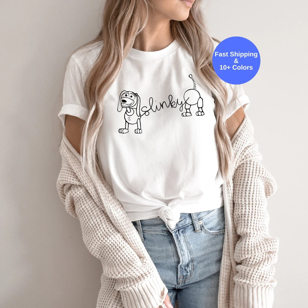 Slinky Dog Toy Story T-shirt for Adult and Kids,disney Slinky Dog Shirt, Disney Family Shirt, Dis... | Etsy (US)