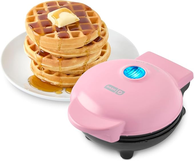 Dash Mini Waffle Maker- Compact Electric Iron for Creative Homemade Treats - PTFE nonstick surfac... | Amazon (US)