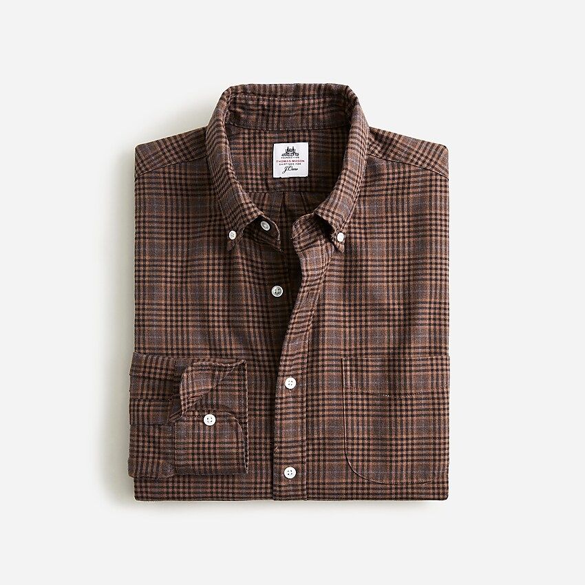 Thomas Mason® for J.Crew melange flannel shirt | J.Crew US