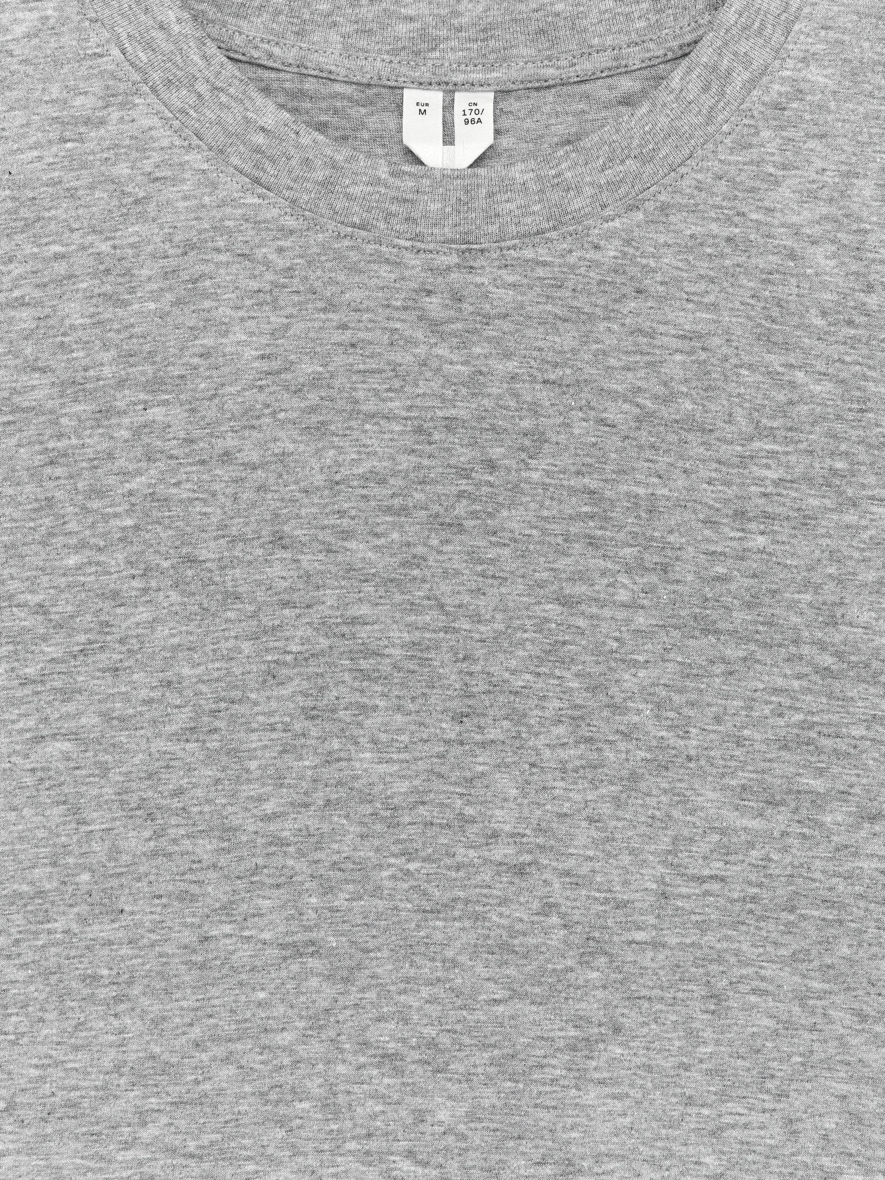 LILY Signature T-Shirt – Grey Melange – Women – ARKET EU | Arket EU